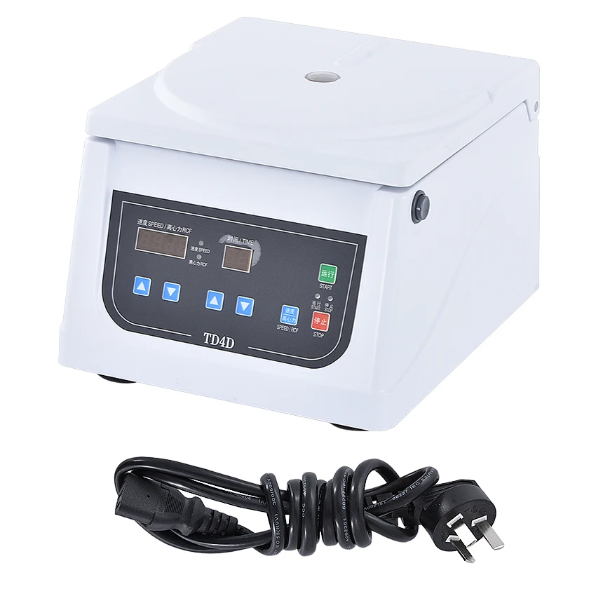 TD4D Timing Electric Laboratory Centrifuge 8-Hole Electrical Centrifuge Serum Separation Medical Lab Practice Machine 220V