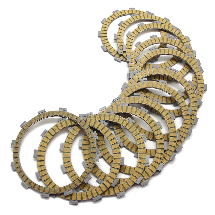 Motorcycle Friction Clutch Plates For Kawasaki Ninja ZX-12R ZX1200-A1H  2000 OEM:13088-1131 11  13088-1140 1