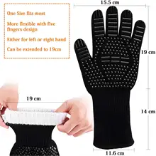 Heat Resistant BBQ Gloves #4