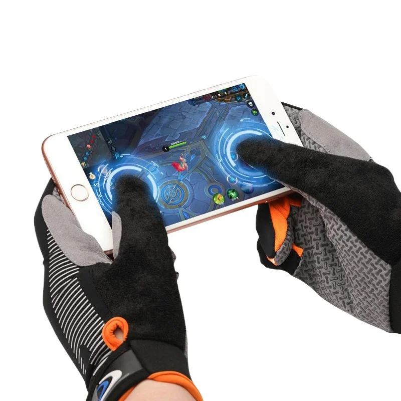 Adult Men&Women Golf Gloves Outdoor Riding Ice Silk Full Finger Fitness Non-slip Touch Screen Bicycle Sunscreen Glove