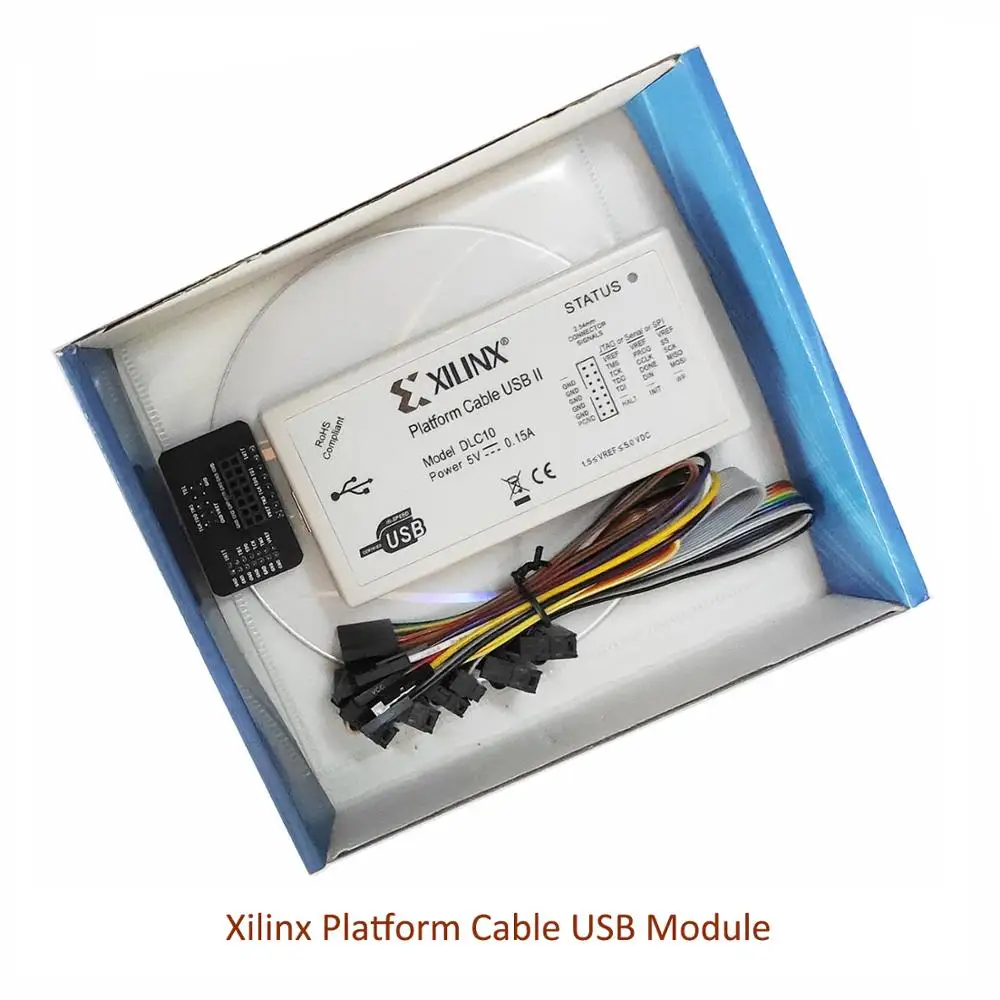 Kabel platformy Xilinx DLC10 kabel do pobierania USB programator Jtag do FPGA CPLD wsparcie XP/WIN7/WIN8/Linux CY7C68013A poza DLC9LP