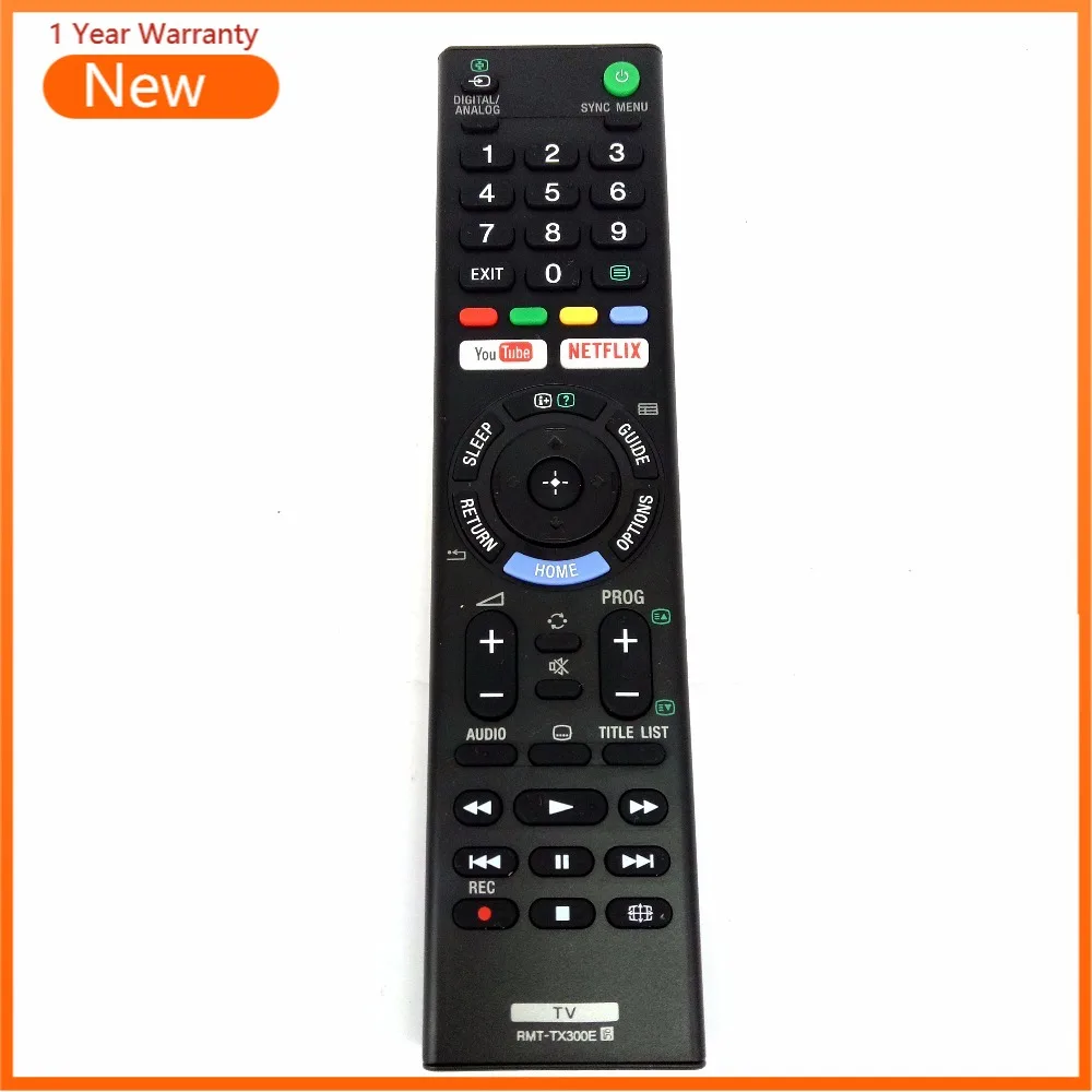 Remote Control RMT-TX300E For Sony RMTTX300E LED LCD Bravia Smart TV KDL-43WE750 KDL-43WE753 4K HDR Ultra HD AndroidTV