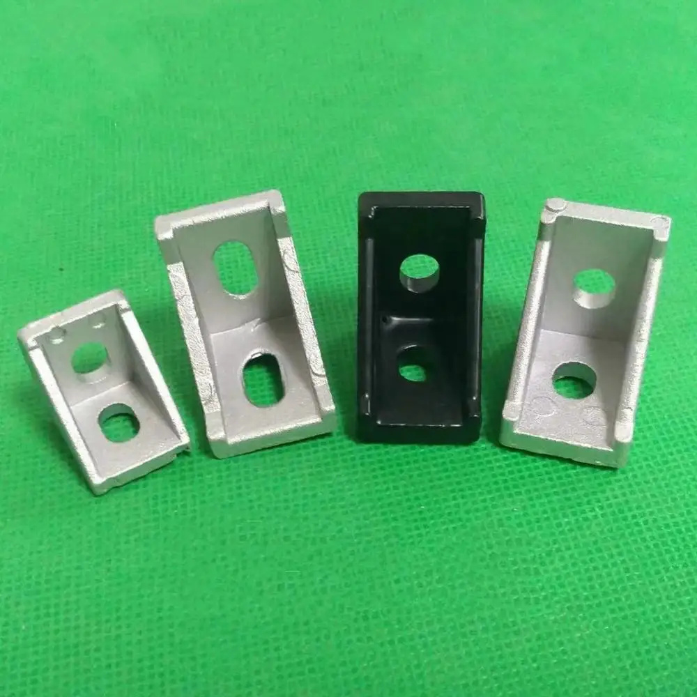 6060 Corner Bracket Fitting Angle L connector Bracket Fastener For 6060 Aluminum Profile