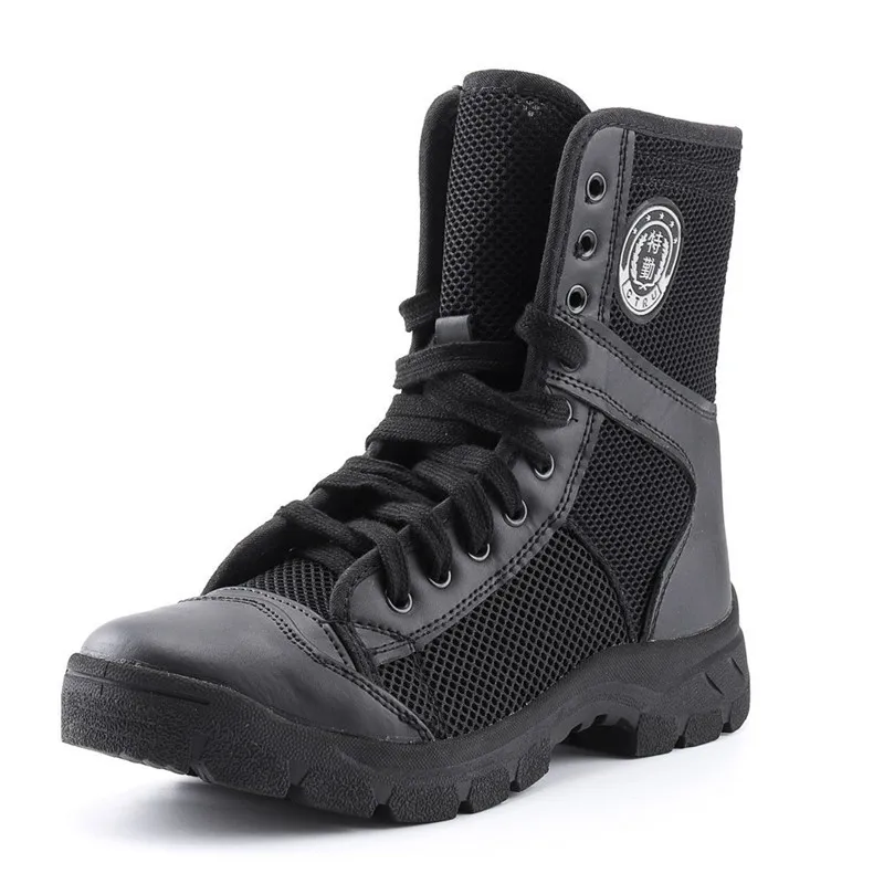 Men's casual boots boots super light combat boots for high permeability outdoor tactical boot comfortable large-sized SIZE46