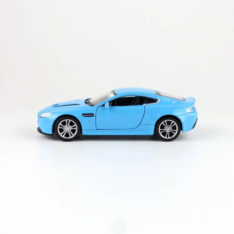 WELLY Toy Diecast Model 1:36 Scale Aston-Martin V12 Super Sport Pull Back Car Educational Collection Gift For Children