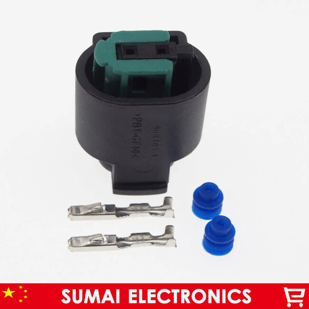 Sample,1-967644-1 2Pin 1.0mm Auto connector,water Temp sensor plug,2 Pin Car Temp Electrical connector for BMW,Buick.etc