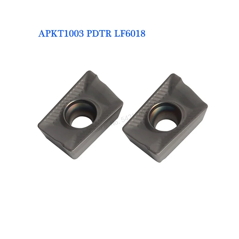 Carbide Inserts APKT1003 PDTR LF6018 APKT 1003 PDFR K10 DESKAR CNC Lathe Metal Turning Tools APKT Milling Blade Cutter Tool