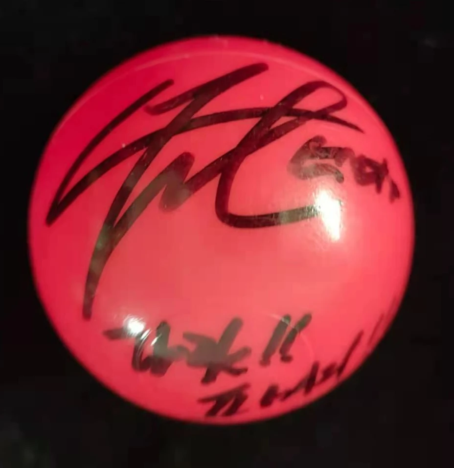 signed EXO Park Chanyeol autographed concert ball K-POP 7CM 012021B