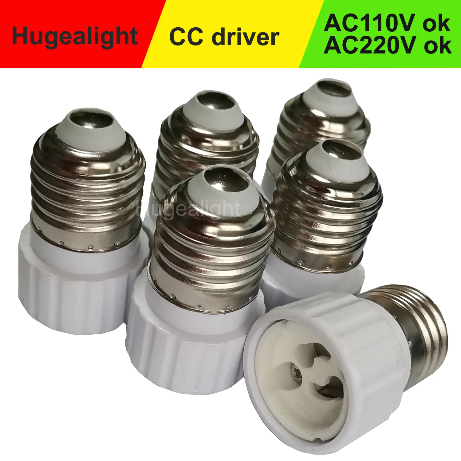 3pcs/lot Light Bulb Adapter Converter LED E27 To GU10 Socket Material lamp Holder Converters Socket Adapter light Bulb Base Type