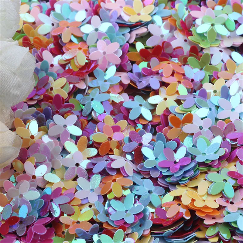Paillettes mélangées blanches et roses, 10mm, 10g, pour artisanat, sacs, couture, scrapbooking, accessoires de décoration pour la maison