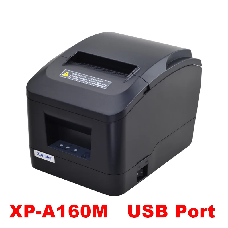 

Принтер для чеков Xprinter 80 мм A160M, USB/ Lan порт, принтер для POS/супермаркета/кофе/молочного чая