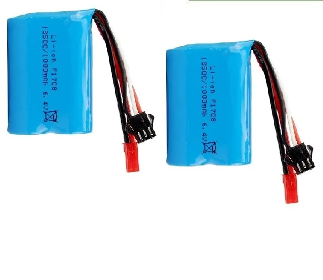 

A343 K959A L959-A L979A 2,4G RC truck 6,4 V 1000mah Li-Ion battery 2 шт./лот