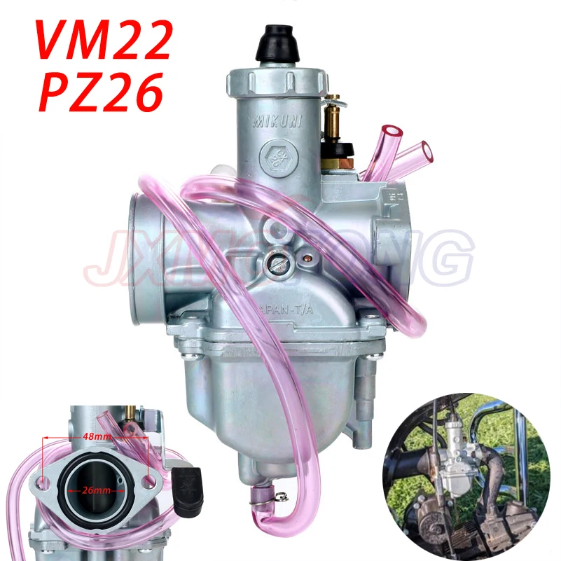 Mikuni Carburetor VM22 26mm 110cc 125cc Pit Dirt Bike ATV Quad PZ26 Performance Carburetor Part