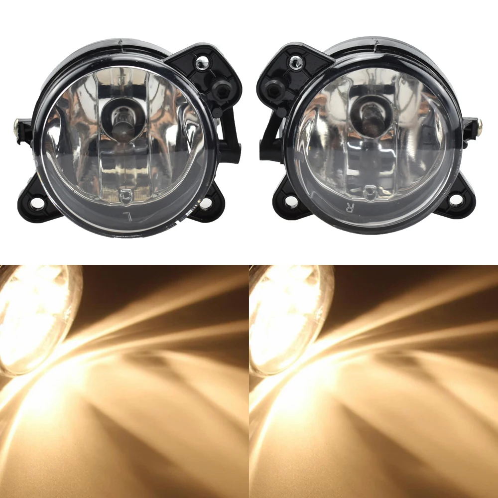 Car Fog Lights for V W Transporter T5 & Caravelle 2003-2010 12V Halogen Front Lower Bumper Fog lamps for V-W Crafter 2006