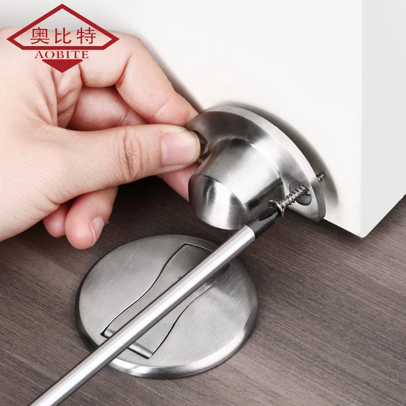 Magnet Door Stops Magnetic Door Stopper Security Protection Lock For Door Draft Stopper Holder Doorstop Furniture Door Hardware