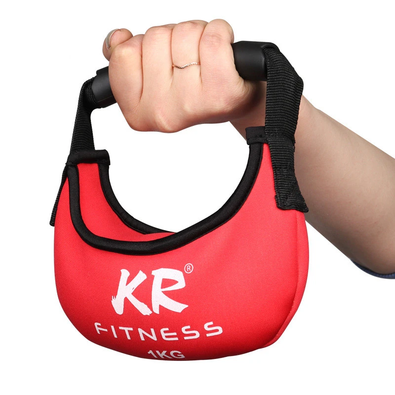 Sand Filling Soft Pot Bell Outdoor Indoor Gym Cloth Kettlebell Bodybuilding Fitness Sport Sliming Load Training Sandbag Dumbbell