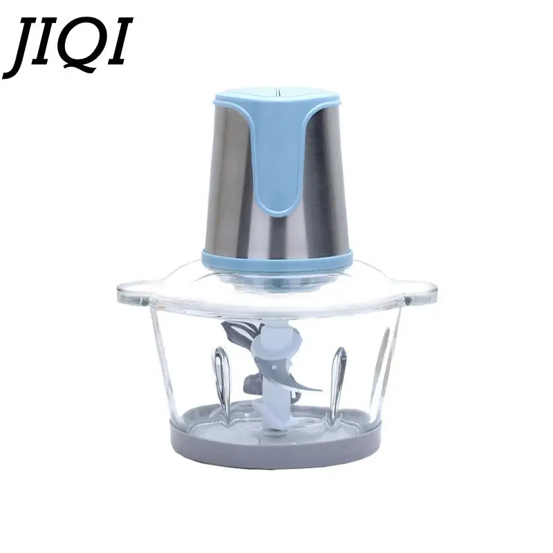 JIQI 2L Multifunctional Food Processor Blender 220V Mini Meat Grinder Ice Crusher Milkshake Vegetable Fruit Puree For Baby