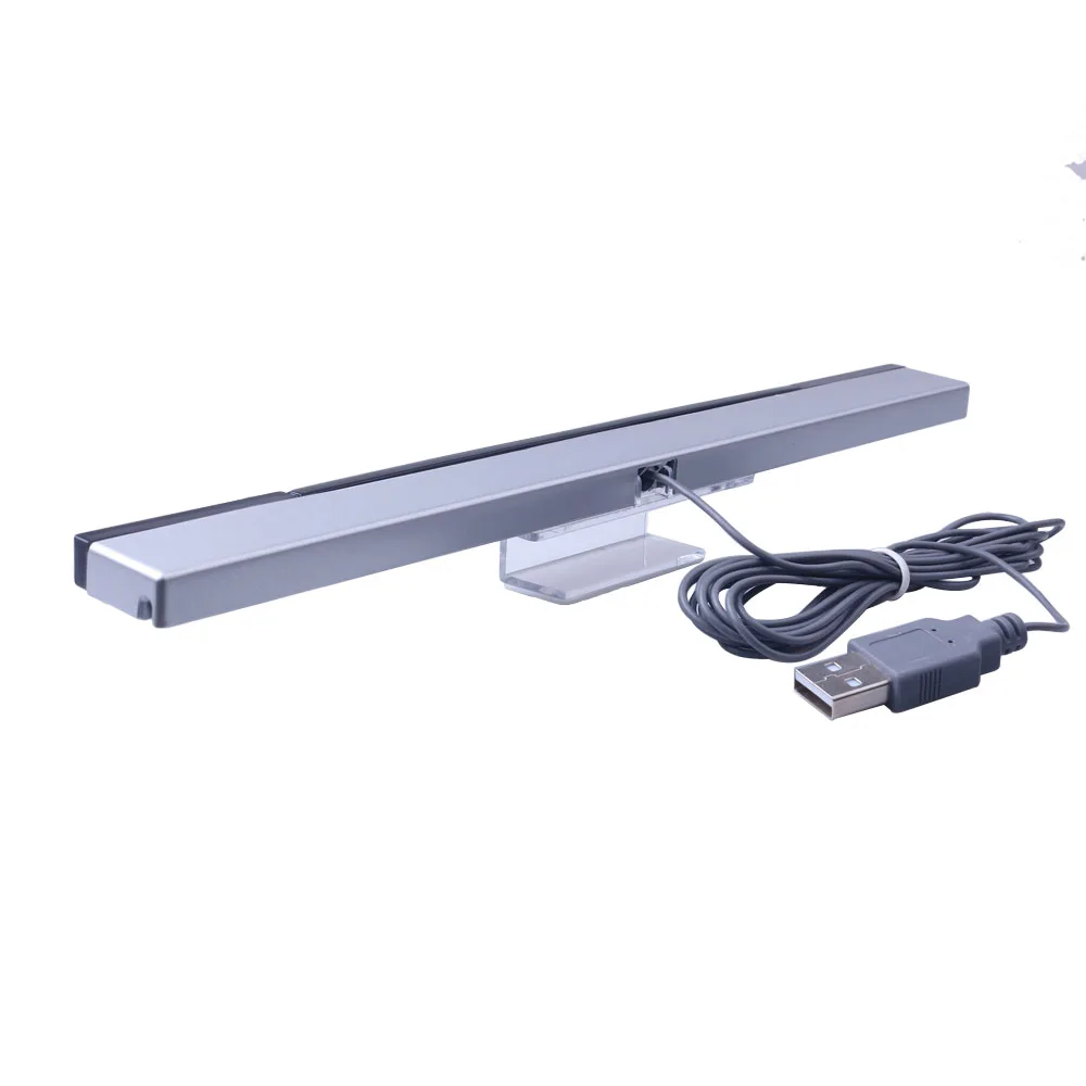 Elistooop-유선 적외선 IR 신호 광선 모션 센서 바 수신기, 게임 패드, 닌텐도 Wii PC 시뮬레이터 센서 이동 플레이어