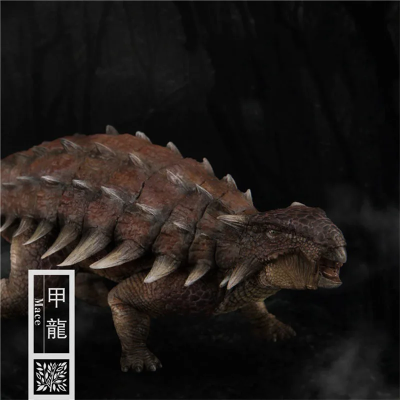 1/35 Scale Nanmu 171049 Ankylosaurus Mace Scepter Jurassic Dinosaur Animal Model Collection Toy For Collection