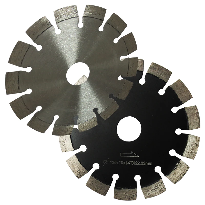 20ピース/ロット125 × 10 × 22.23ミリメートルダイヤモンドディスク、5 "カッティングディスク、壁circluar鉄筋コンクリート用の鋸刃、アスファルト、石工、砂岩