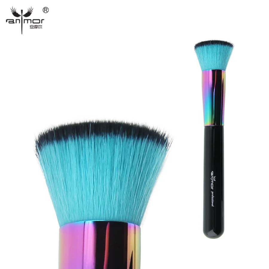 Anmor Foundation Brush Powder Kabuki Synthetic Hair Professional Makeup Brushes for Face Make Up Cosmetic Tool