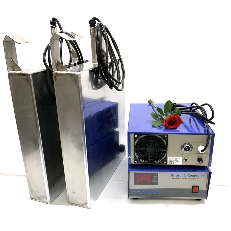 170Khz 200W High Frequency Submersible Ultrasonic Transducer Box For Cleaning Petrol Pump