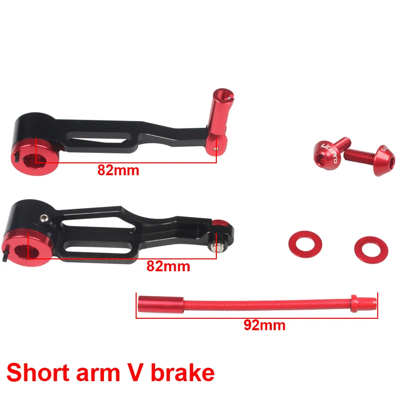 Litepro Folding Bike Short / Long Arm V Brake Clamp 14 16 /18  20 Inch 412 Folding Bicycle V Brake 82mm 108mm  Riding Parts