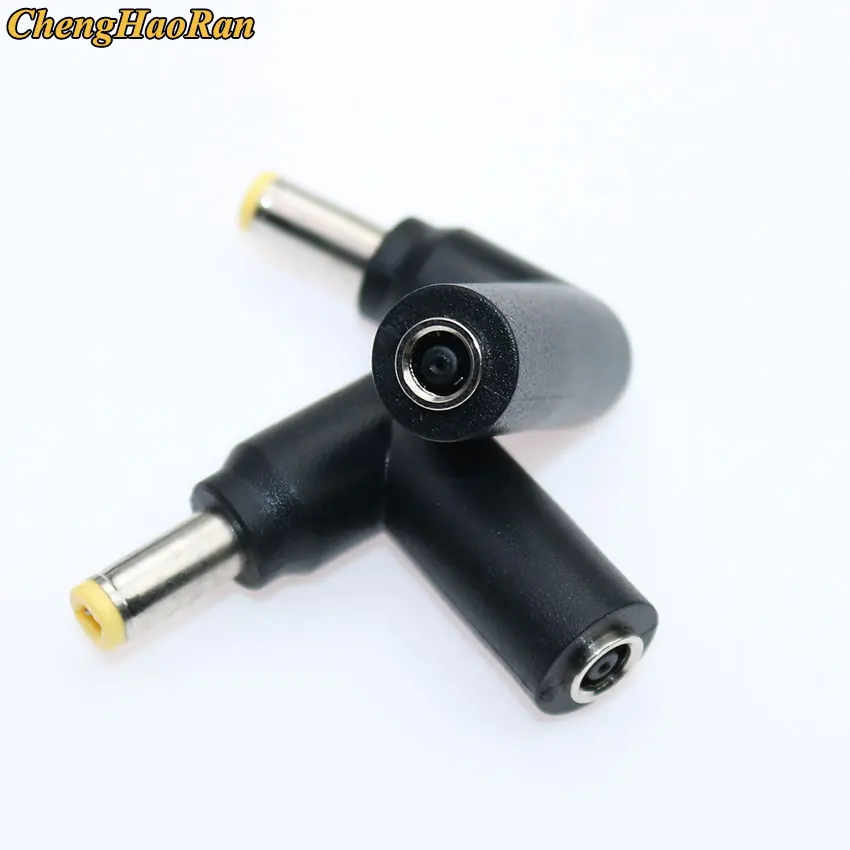 1pcs DC 4.5x3.0mm female socket to 5.5x2.5 5.5x2.1 4.8x1.7 4.5x3.0 4.0x1.7 Right Angle plug DC Power Charger Adapter Connector