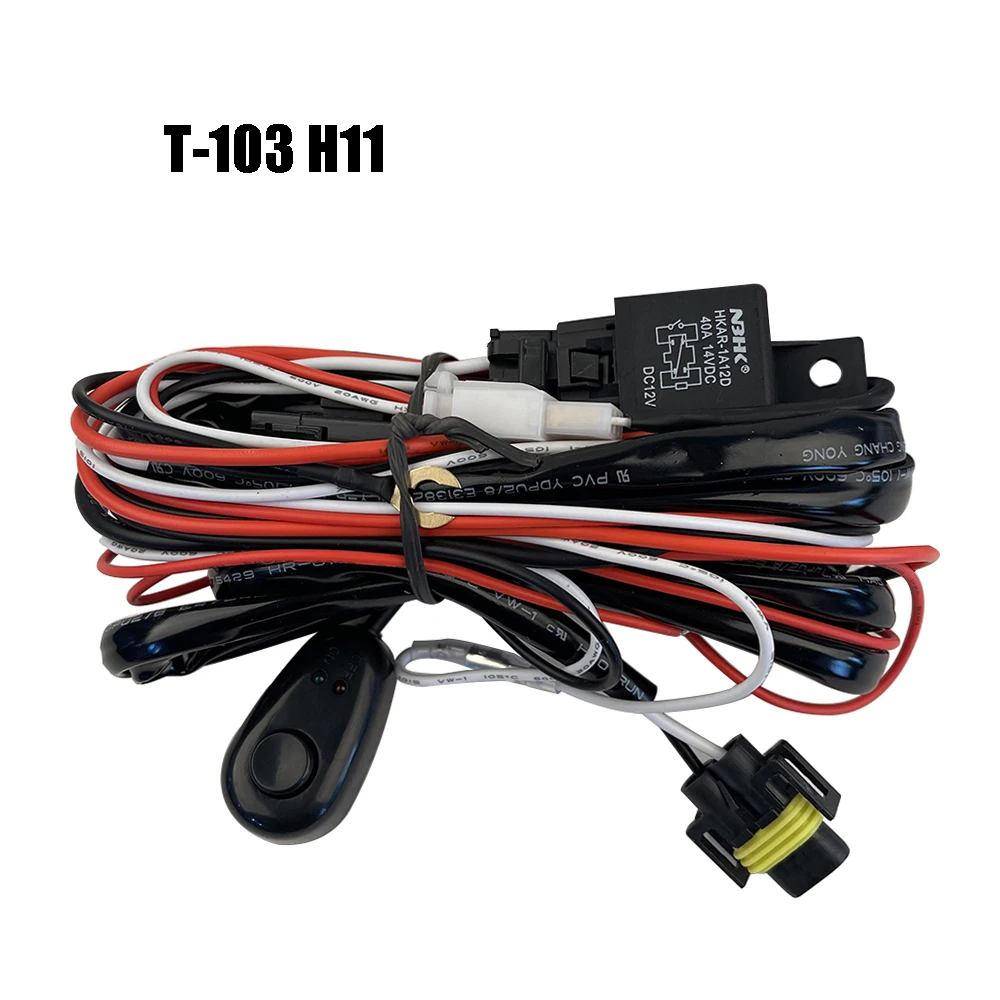 Car H11 lamp relay line group Switch Uniwersal for Toyota Corolla Vios Yaris Corolla Nissan Teana Tiida Fit Qashqai Two out One