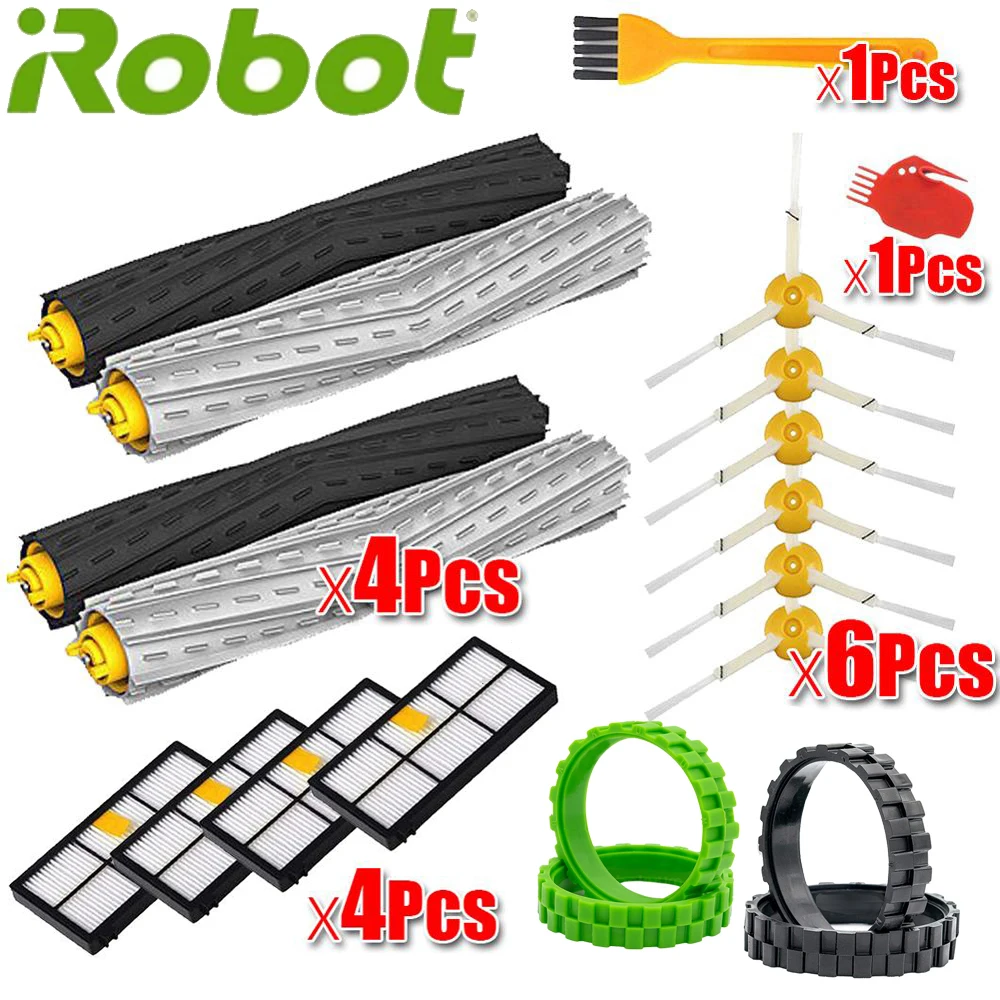 Filtres HEPA remplacer le Kit de brosse pièces accessoires pour IRobot Roomba 805 860 861 865 866 870 871 880 885 960 966 série