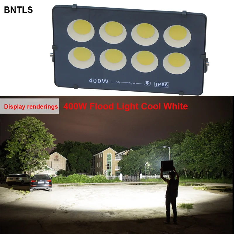 Holofote Led para Iluminação Exterior Refletor Impermeável Ip65 600w 500w 400w 300w 200w 100w ac 85265v