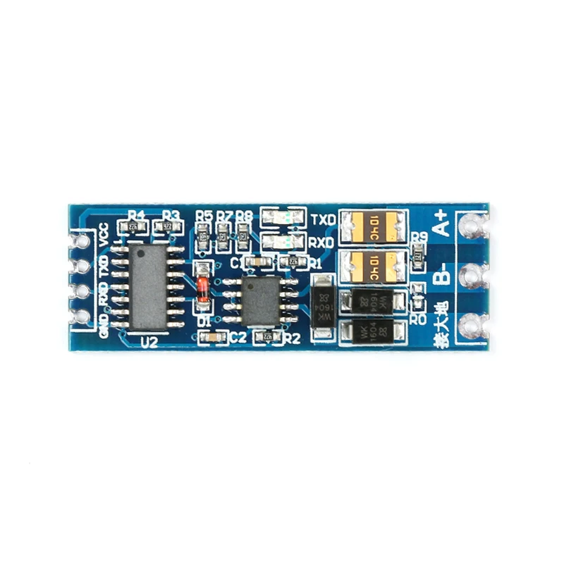 Módulo RS485 de giro TTL, 5 uds., 485 a nivel UART serial, hardware de conversión mutua, control de flujo automático