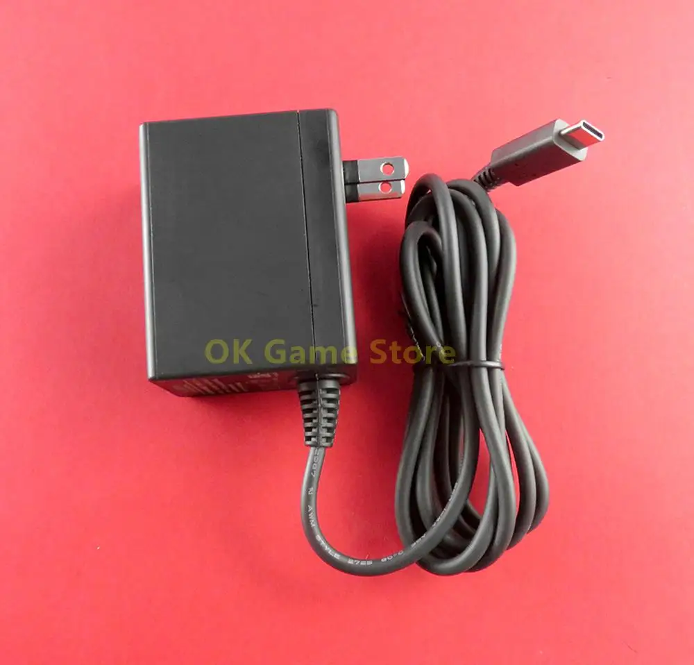 1pc For Switch Console EU US UK Plug Home Travel Wall Power Supply USB Type C AC Charging Adapter Cable Fast Charger
