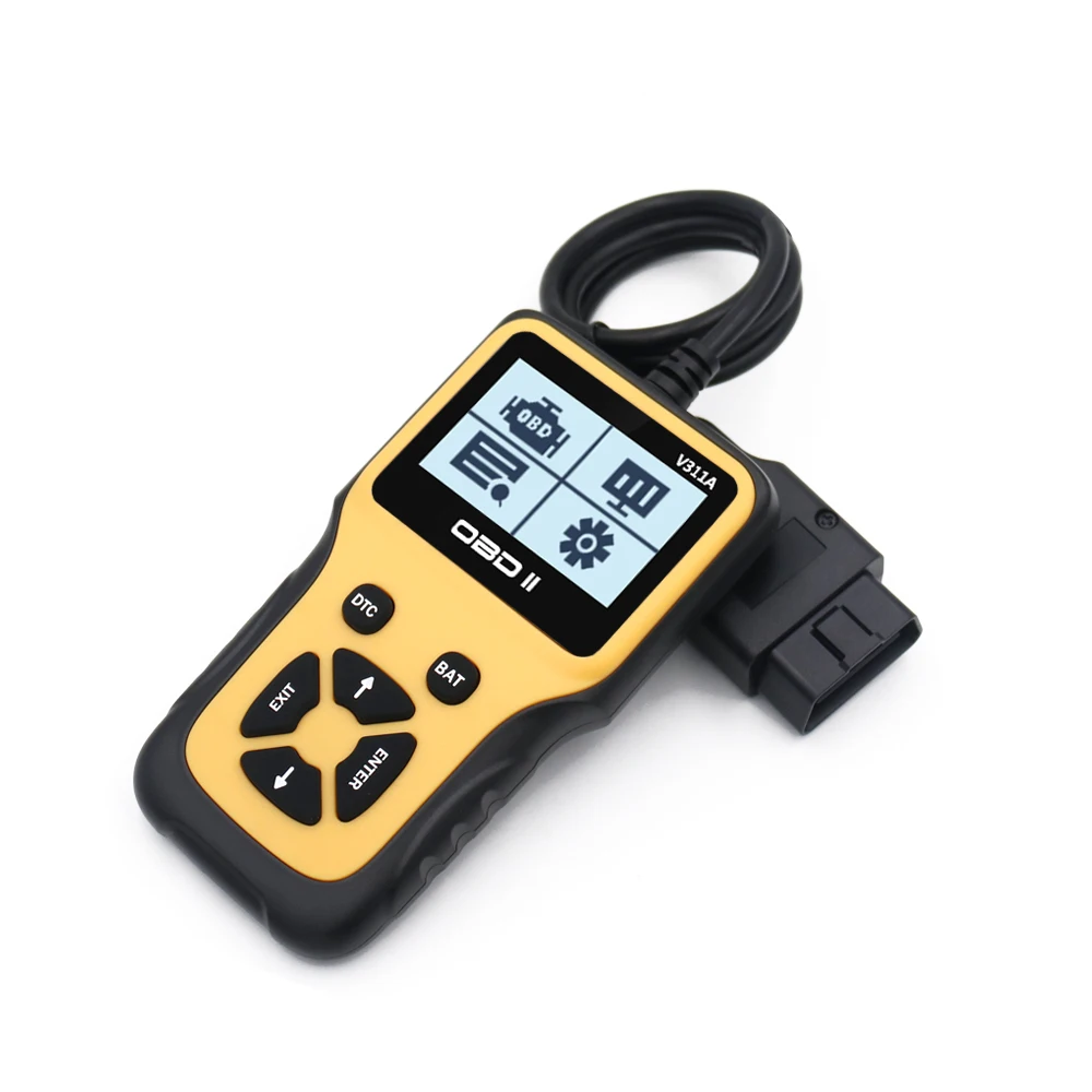 

V311A OBD Code Reader OBD2 Scanner Car Check Engine Fault Diagnostic Tool Automotive Scanner Multi Language Live Data Read VIN