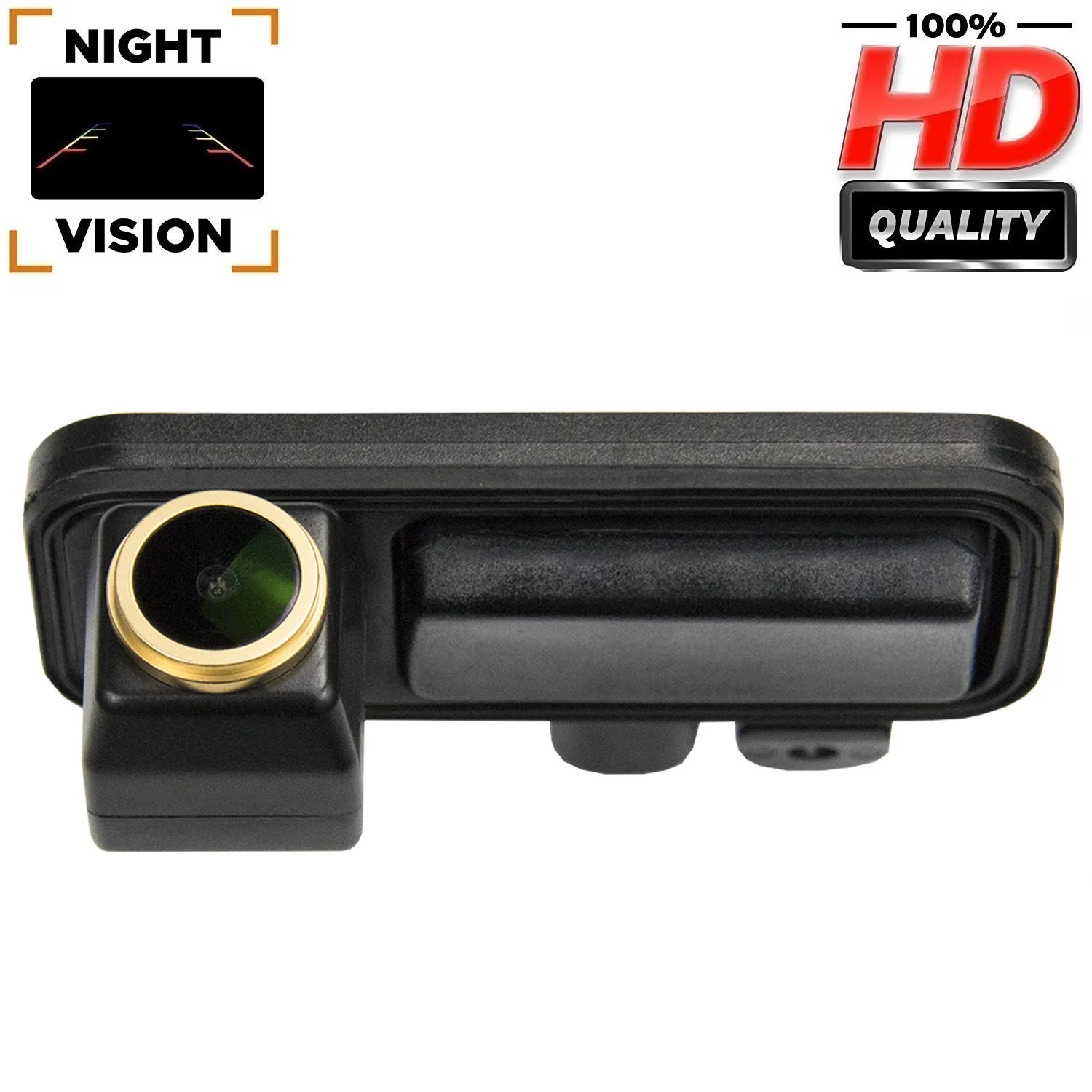 HD 1280x720p Rear View camera for Mercedes-Benz MB W245/W246 B180/B200/B220/B260 2012-2014,Night Vision Handle Waterproof Camera