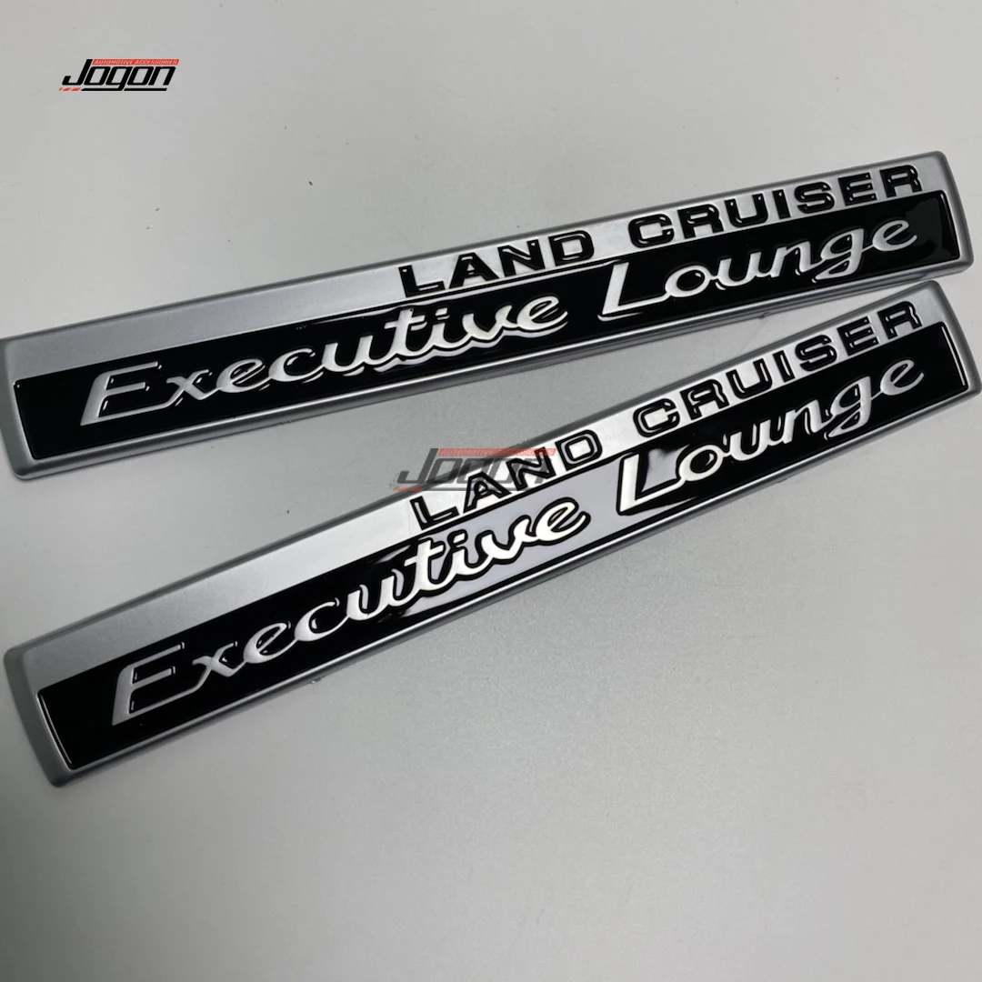 Lato Posteriore Distintivo Adesivo Trim Per Toyota Land Cruiser LC100 LC200 LC76 LC79 FJ76 FJ79 Executive Lounge ABS Cromato Emblema adesivo