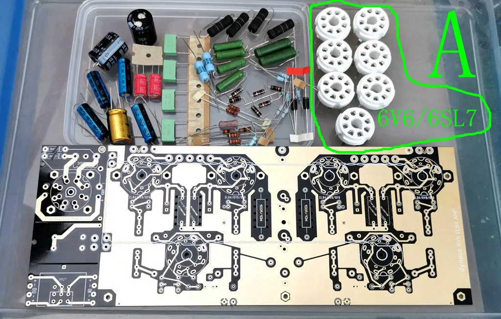 Novo (a46) clássico americano dalibao 6v6/el84/10w amplificador de tubo de baixa potência kit diy