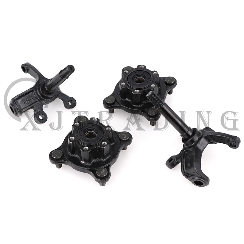 

1SET Steering Strut Knuckle Spindles with Brake Disc Wheel Hubs Fit For 150cc 200cc 250cc China ATV Golf Buggy Quad Bike Parts