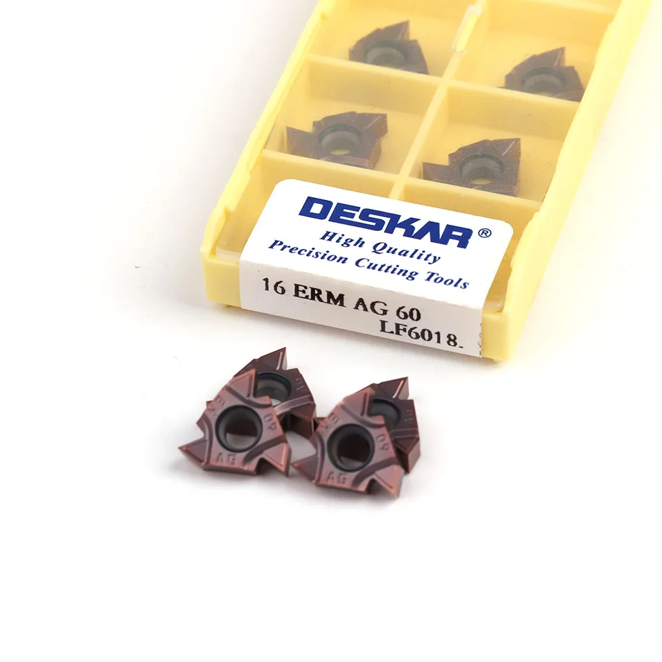 DESKAR 16ERM 16IRM 11W 14W AG55 AG60 LF6018 Indexierbarer Innengewinde-Einsatz Drehwerkzeug für die Bearbeitung von rostfreiem und langlebigem Stahl – Detail 5