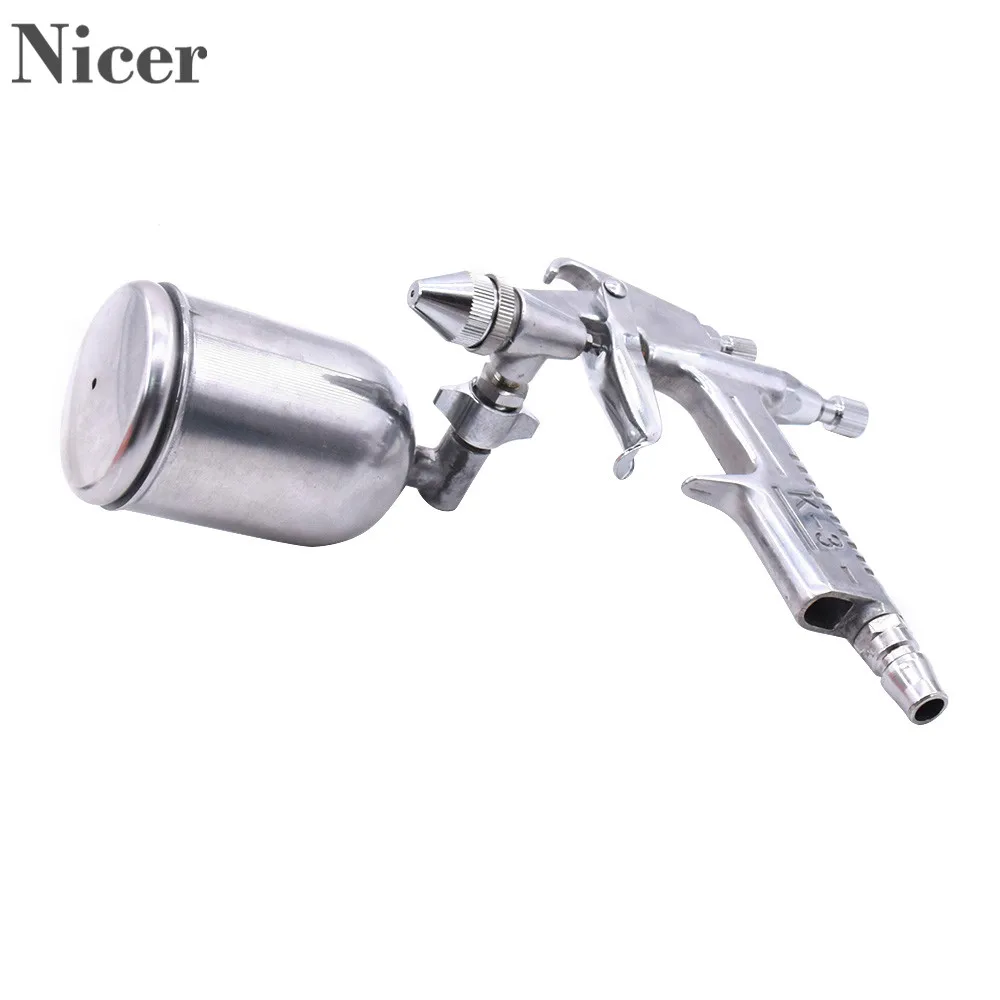 Aerografo professionale K-3 pistola a spruzzo 0.5MM ugello spruzzatore pistola a spruzzo per vernice ad aria aerografo per la verniciatura strumento pneumatico per auto