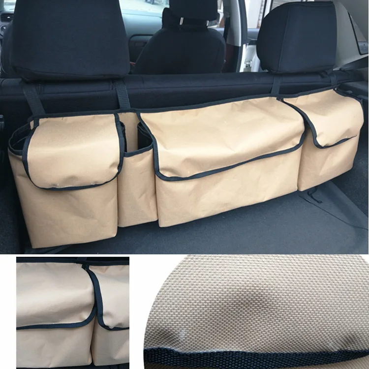 Car Decoration Hanging Bag Interior Accessories Car Trunk Storage Bag Car Trunk Storage Bag Rear Seat Back Pocket Storage