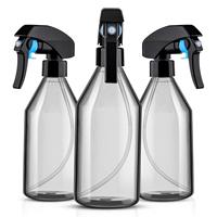 3Pack Spray Bottle, 10oz Plastic Spray Bottles, Fine Mist Sprayer for Gardening Cleaning Solution or Hair Care Moisturize