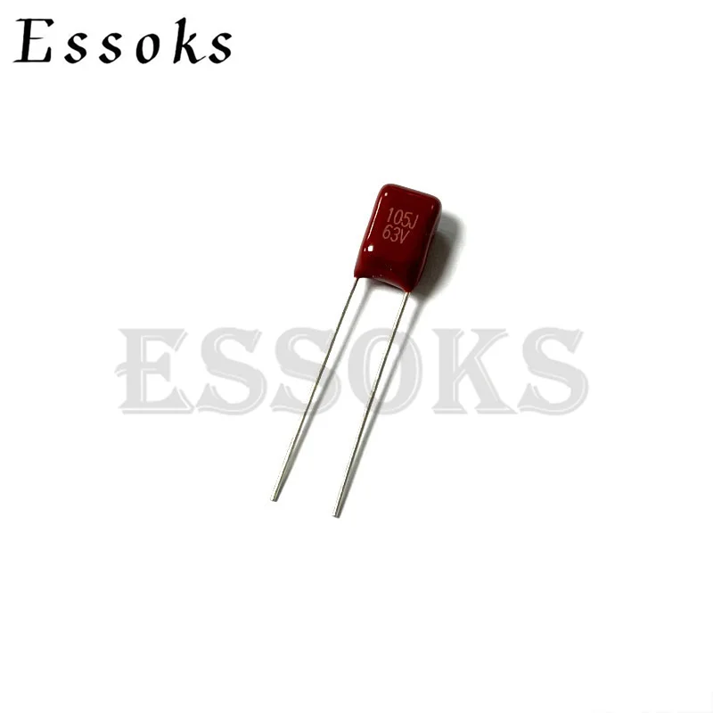 20Pcs 63V105J 1Uf Pitch 5Mm 1000NF 63V 105 105J Cbb Polypropyleen Film Condensator