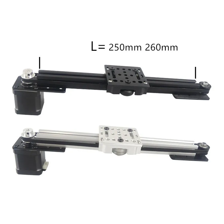 3d printer 2020 v-slot Z axis CNC sliding table 250mm 260mm synchronous belt slide linear actuator bundle kit set