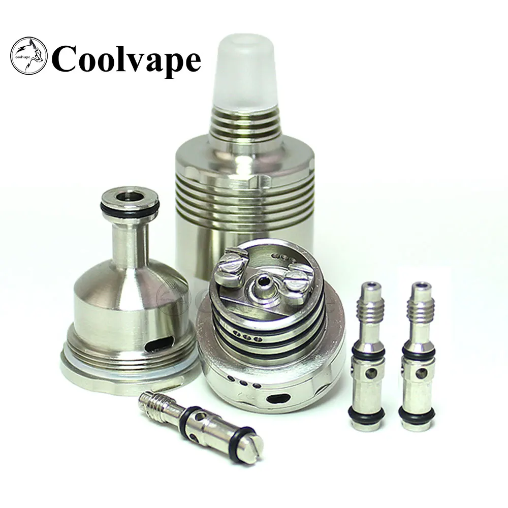 SXK BY-kA V9 MTL RTA Rebuildable Tank Atomizer Silver 5.0ml 22mm Diameter RTA