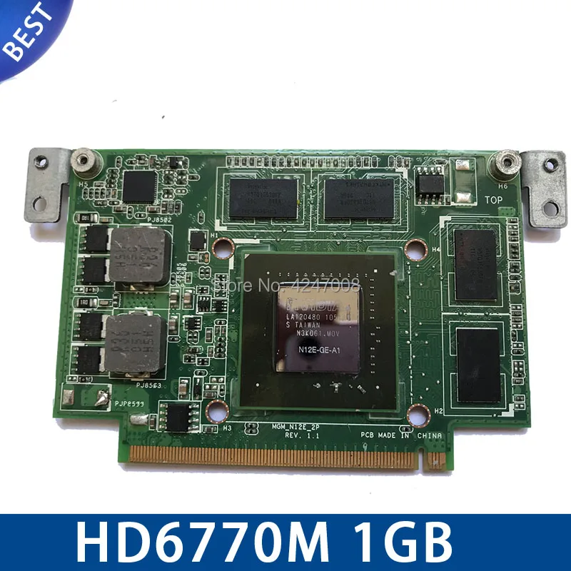 

Original HD6770M HD 6770M N12E-GE-A1 Graphics Card For ASUS N12E N53 N53SV N53E N53Y N53X test 100%