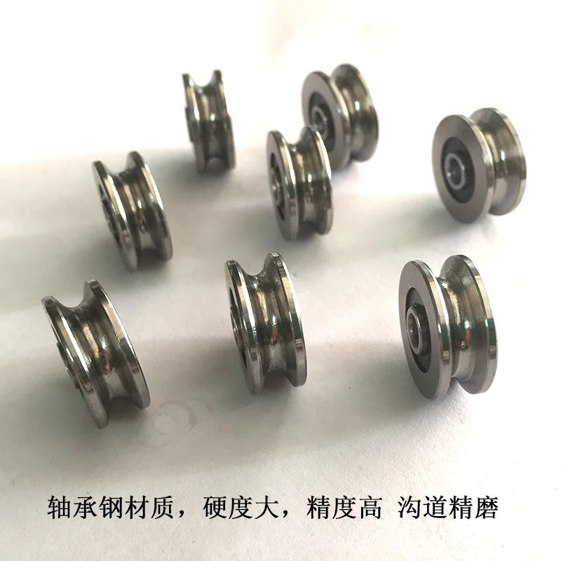 Qipang High Quality Standard Stainless Steel Bearing V1804RS U624RS Wire Spare Straightening Wheel Guide Roller