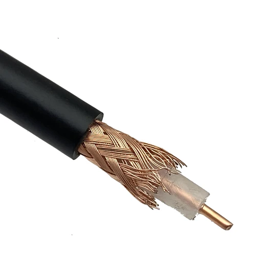Imagen 2 del producto Conector de Cable Coaxial RF RG58 50-3, Cables de Cable en espiral transceptor Coaxial de 50ohm, 1M, 2M, 3M, 5M, 10M, 20M, 30M