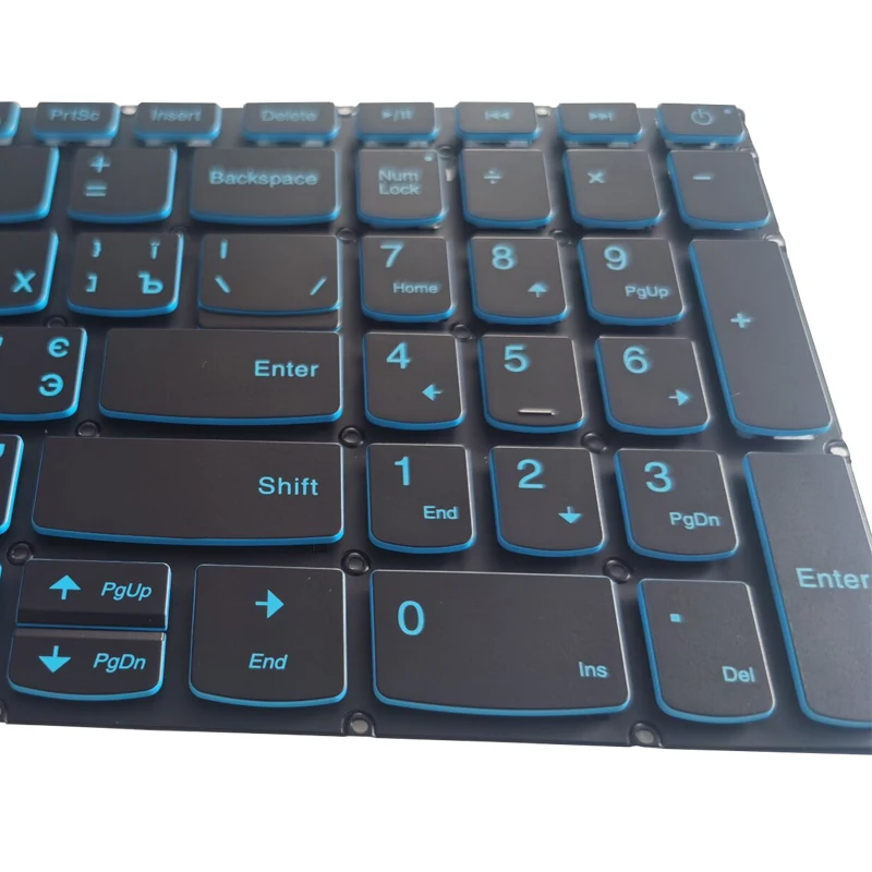 Teclado para portátil Lenovo IdeaPad, L340-17, L340-15, L340-17IRH, con retroiluminación azul, RU/ruso, nuevo