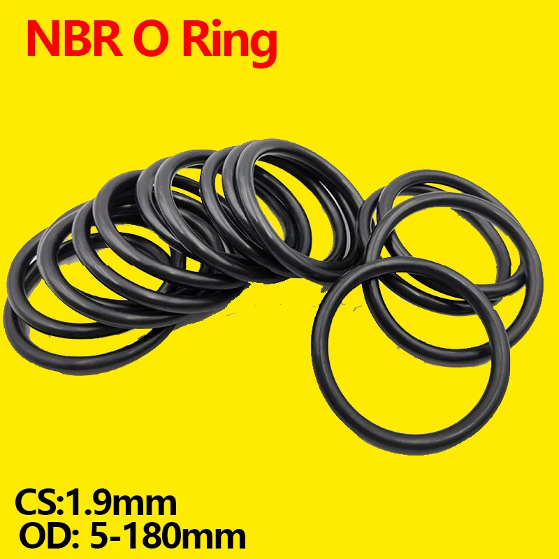 WD CS 3,1mm 3,5mm Außendurchmesser 9mm - 360mm Nitril-Butadien-Kautschuk NBR Dichtungsring Reparatur-Skelett Öldichtung Dichtung O-Ring Dichtungsscheibe – Detail 6